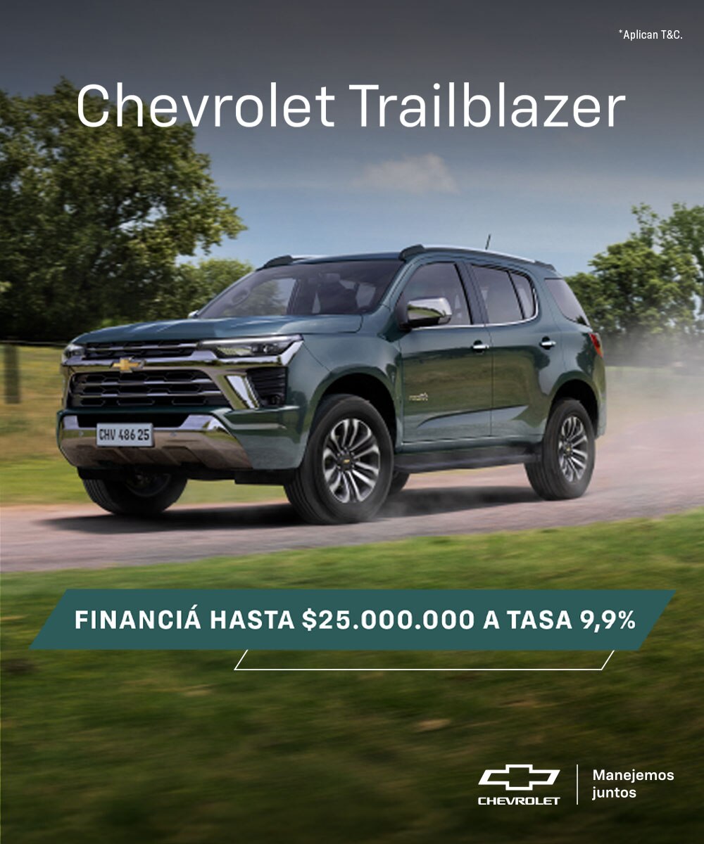 Chevrolet Trailblazer: potencia y estilo para el camino.